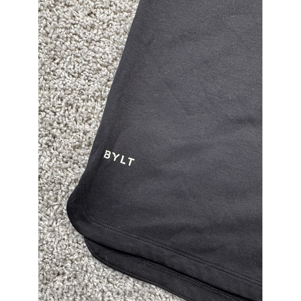 Bylt Premium Basics Signature T-Shirt‎ Mens Black Crew Neck Tee Large - Picture 2 of 7